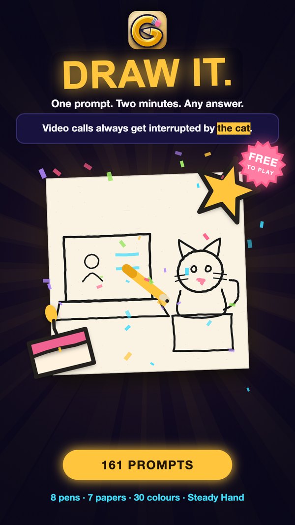 Drawing the answer to a prompt