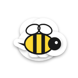 Bee sticker
