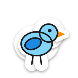 Bird sticker