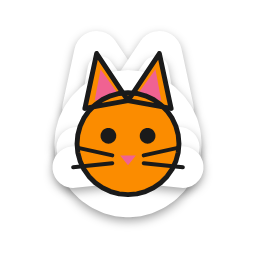Cat sticker