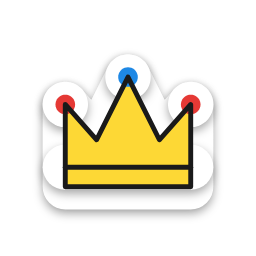 Crown sticker