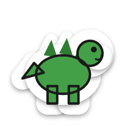 Dino sticker