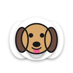 Dog sticker