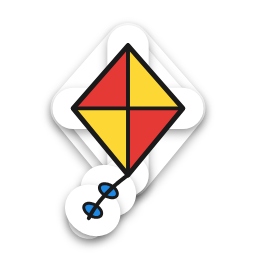 Kite sticker