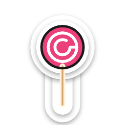 Lollipop sticker