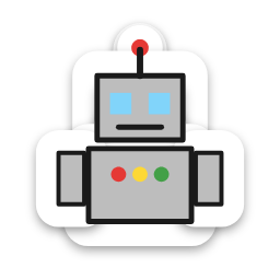 Robot sticker