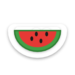 Watermelon sticker